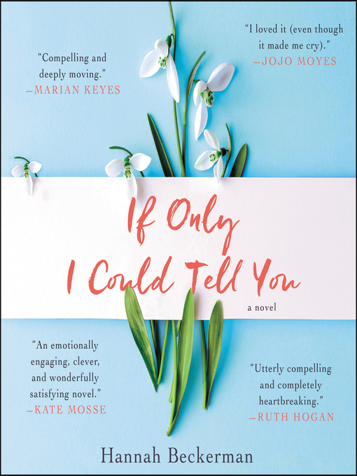 Cover image for If Only I Could Tell You